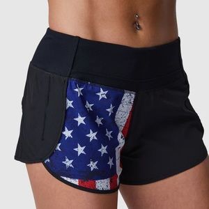 Born Primitive American Flag Free Flow Shorts